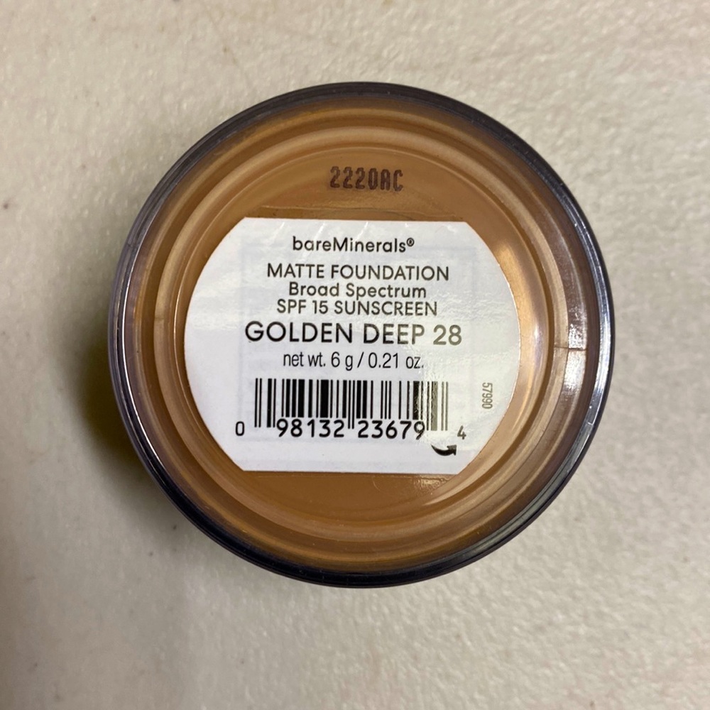 bare Minerals Matte Foundation Broad Spectrum SPF15 GOLDEN DEEP 28